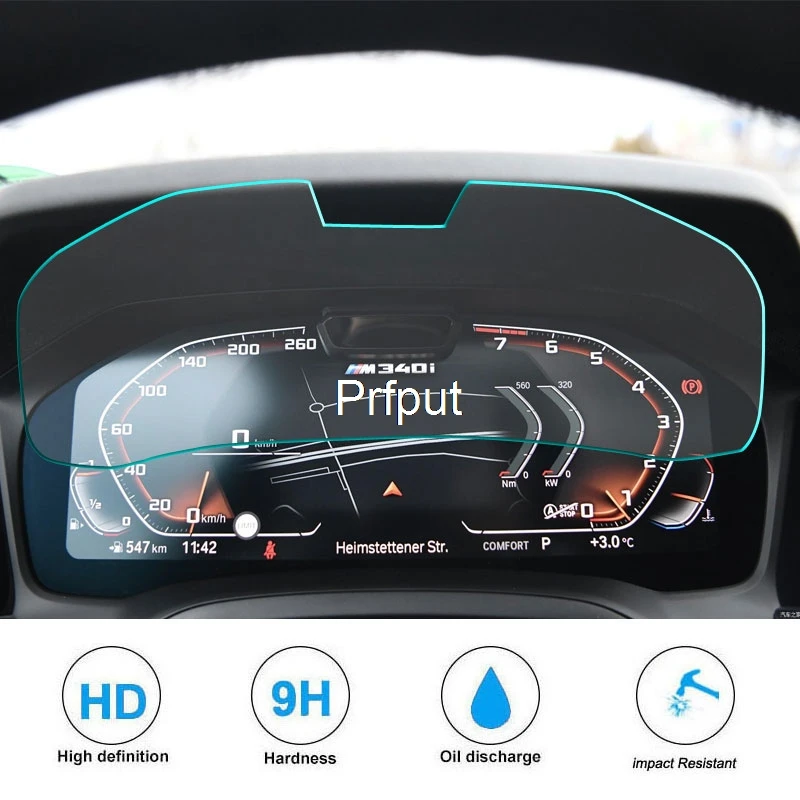 Tempered glass protective film For BMW G32 Series 6GT 2020-2020 12.5 inch GPS navigation LCD screen | Автомобили и мотоциклы