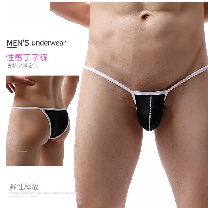 underwear man Men Sexy Thong Low Waist Sexy Underwear Fashion Trend Briefs Swimming Shorts t string panties