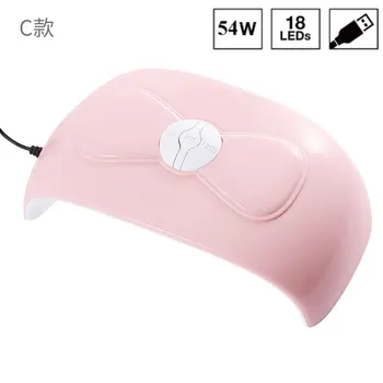 

54W LED Nail Lamp for Manicure Nail Dryer Machine UV Lamp For Curing UV Gel Nail Polish 30S/60S/90S Timer LCD Display Nail Art