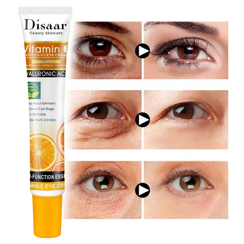 

Vitamin C Eye Creams Skin Care Moisturizing Anti Aging Anti Remove Dark Circle Lift Firming Eye Essence 20g