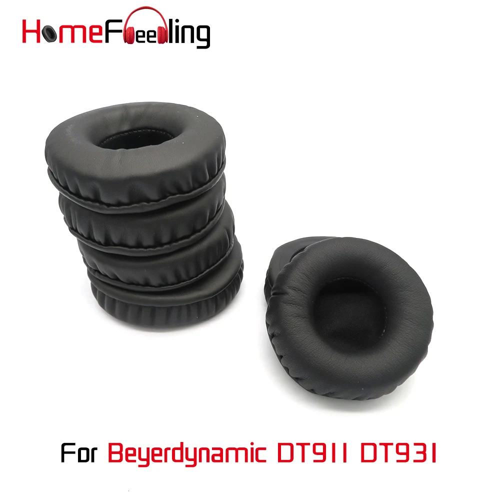 

Homefeeling Ear Pads For Beyerdynamic DT911 DT931 Earpads Round Universal Leahter Repalcement Parts Ear Cushions