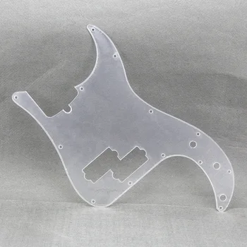 

New 1Ply Transparent Electric Bass Pickguard Scratch Plate 13 Hole for 4 String PB Bass Parts Replacement