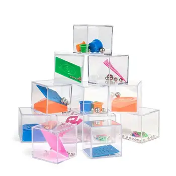 

24Pcs Decompression Puzzle Toy Gravity Balance Bead Set Mini Labyrinth Cube Game