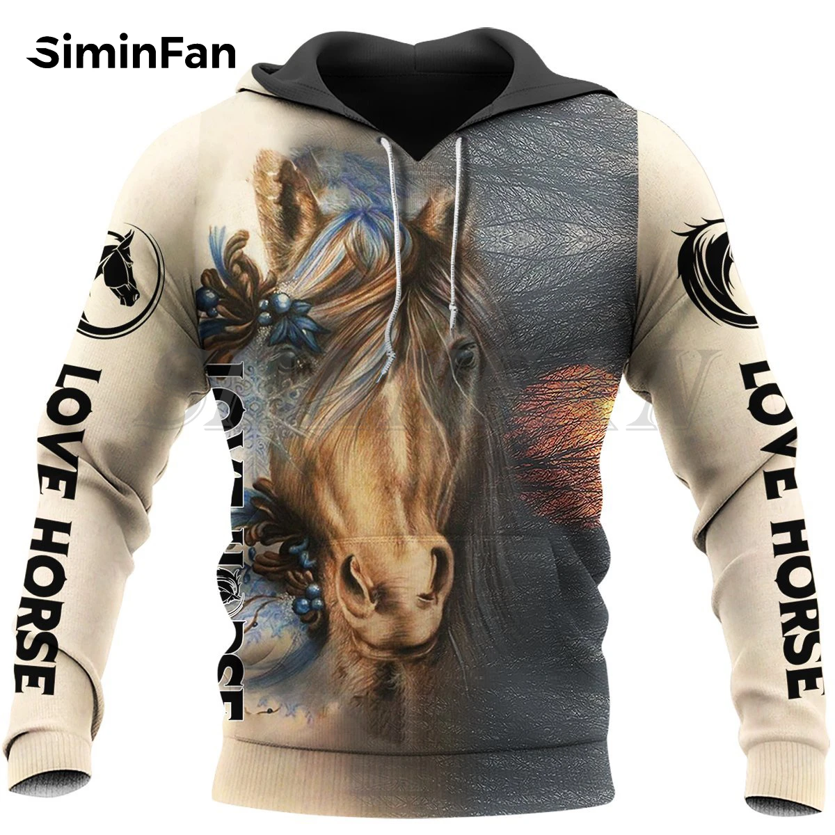 

Love Horse Art Mens 3D Printed Hoodies Unisex Casual Sweatshirt Harajuku Pullover Women Tracksuit Zipper Jacket Punk Style 13