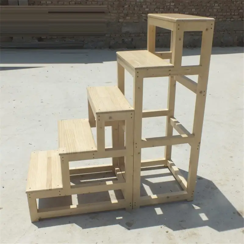 Детский табурет для ванной комнаты Sgabelli Cucina Scaletta Legno Merdiven Stepladder Chair Escabeau