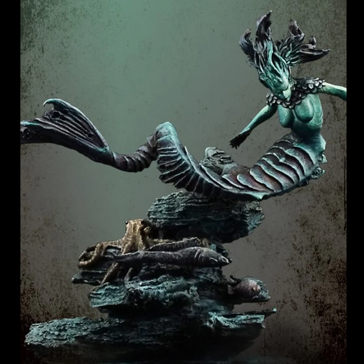 1/32 Water Demon Resin Model Figure GK Fantasy theme Unassembled and unpainted kit | Игрушки и хобби