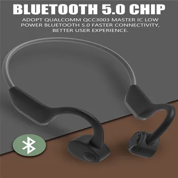 

Foldable Wireless Headphones Bluetooth 5.0 Bone Conduction Sport Headphones For Running Cycling Fitness Hiking Climbing Driving