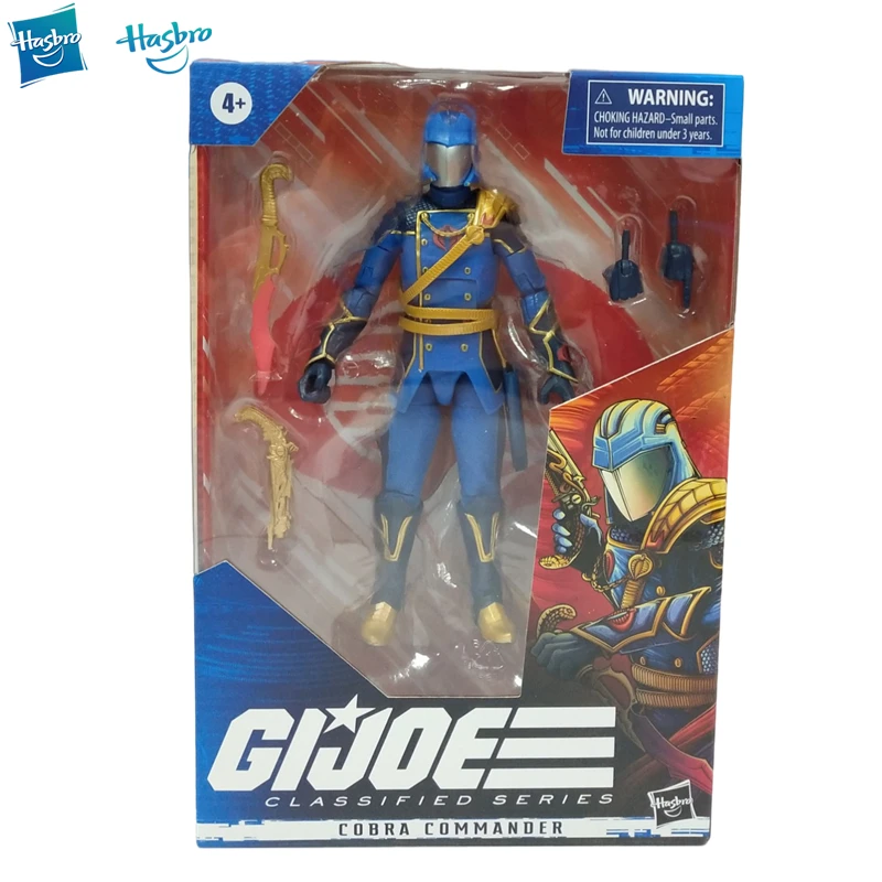 Hasbro-fuerzas especiales, G.I. Figuras de acción de Joe Cobra Commander Regal PLUS, modelo regalo para amigos de 6 pulgadas, Envío Gratis