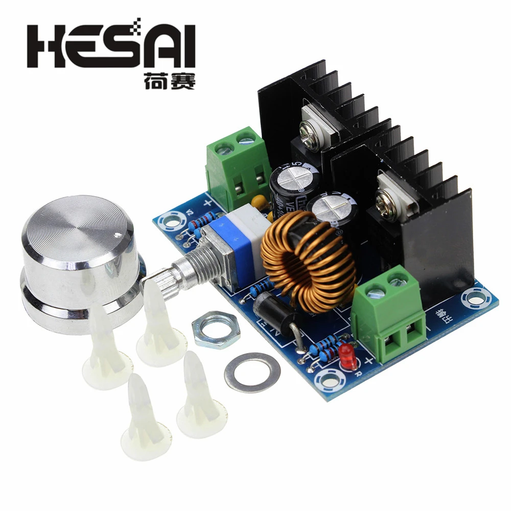 SongHe XH-M404 Step Down Regulator Converter XL4016 Xl4016E1 8A DC 4-36V to 1.25-36V PWM Adjustable Power Supply Buck Module with Voltage Red LED Voltmeter Digital Display SongHe XH-M404 Step Down Regulator Converter XL4016 Xl4016E1 8A DC 4-36V to 1.25-36V PWM Adjustable Power Supply Buck Module with Voltage Red LED Voltmeter Digital Display