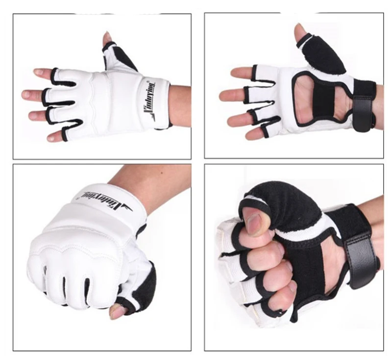 Boxing Half Fingers Adults Boxing GlovesKids Sandbag Training  Gloves SandaKarateMuay Thai Fitness Taekwondo Protector (14)