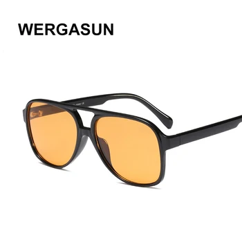 

WERGASUN Fashion Men Style Gradient Sunglasses women Driving Vintage Brand Design Sun Glasses Oculos De Sol uv400