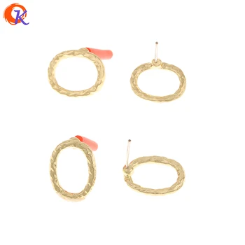 

Cordial Design 100Pcs Jewelry Accessories/Earrings Stud/Oval Loop Shape/Jewelry Findings Components/Hand Made/DIY Earring Making