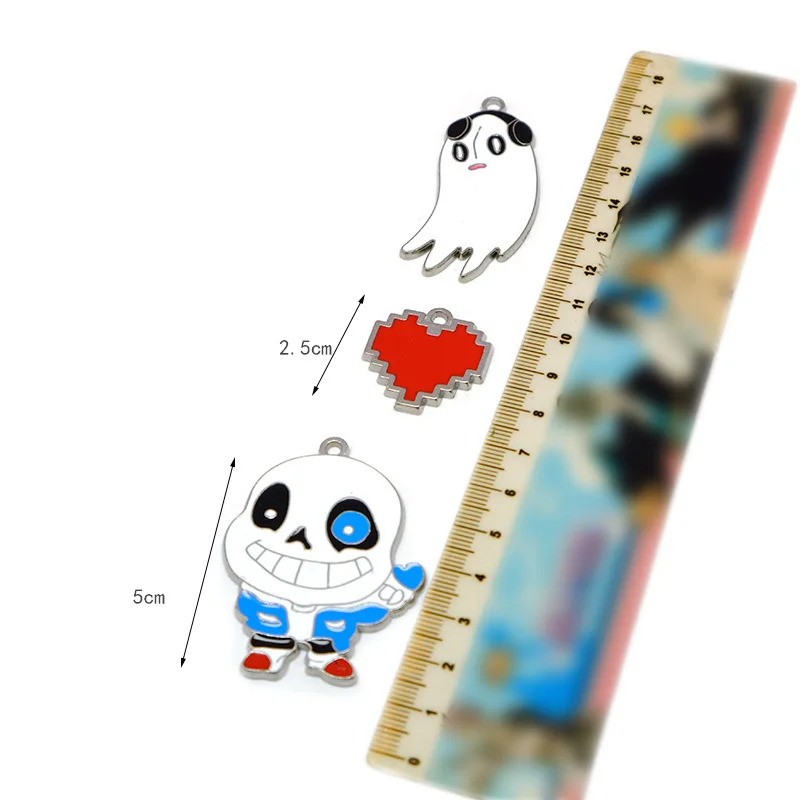 Легенда под ожерелье Undertale сопутствующие продукты Sans аксессуары игры Аниме периферийные брелок кулон набор
