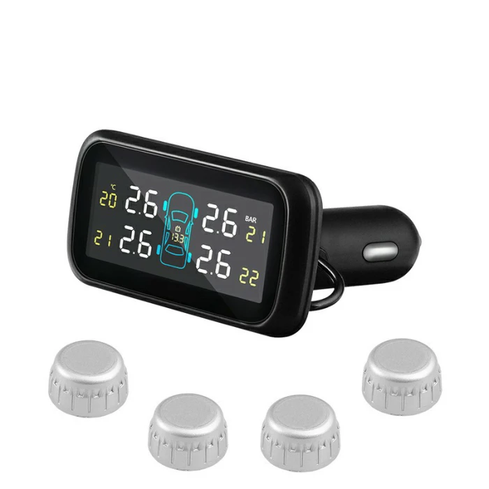 Автомобильная Беспроводная система контроля давления в шинах TPMS с 4 внутренними датчиками U903Z F-Best