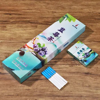 

New Blueberry Cherry Apple Herbal Tea Smoke Healthy Cigarettes No Nicotine Tobacco Fruit Tea