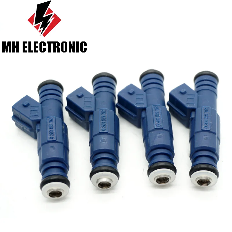 MH Electronic 4PCS/LOT High Quality Fuel Injector 0280155712 for Cadillac for HOLDEN for OPEL for SAAB for VAUXHALL for VOLVO