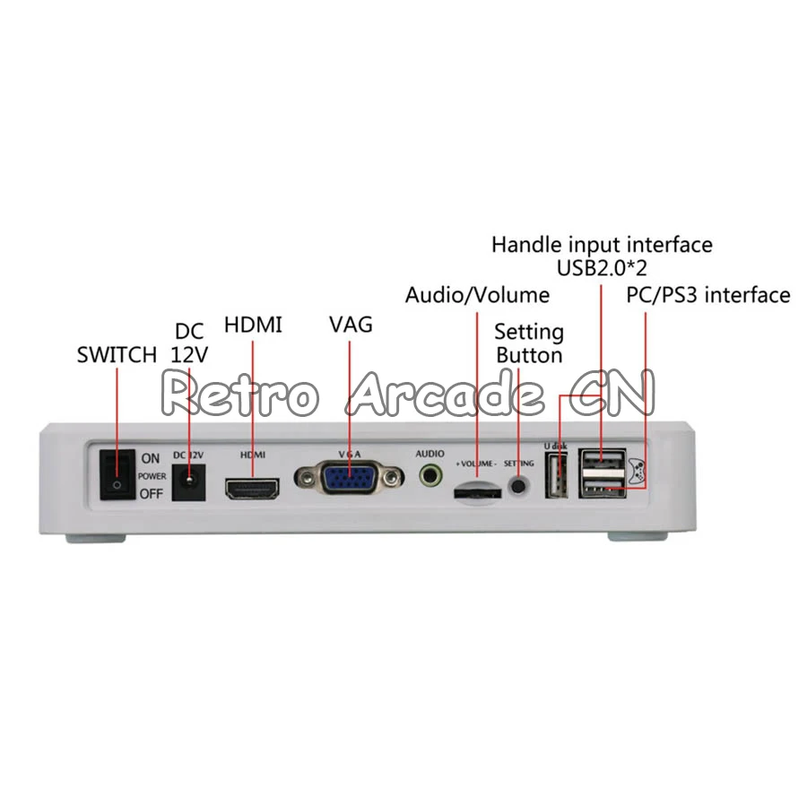 US $197.66 2 Players Wireless Controller Console Pandora Box 9d 2500 in 1 10pcs 3D Arcade Games VGA HDMI Outputto TVPCLCD Screen etc