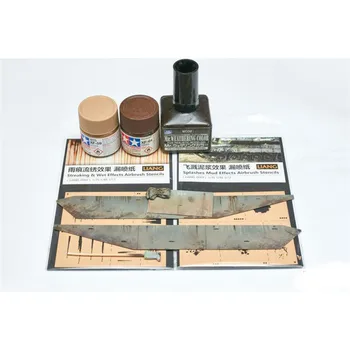 

Splashing Mud Streaking Wet Effects Airbrush Stencil DIY Leak Spray Paper for 1/35 1/48 1/72 Scale Ship/Tank/ RC Car Model Parts