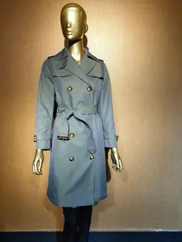 

New fashion trench coat women's British blouse in autumn and winter