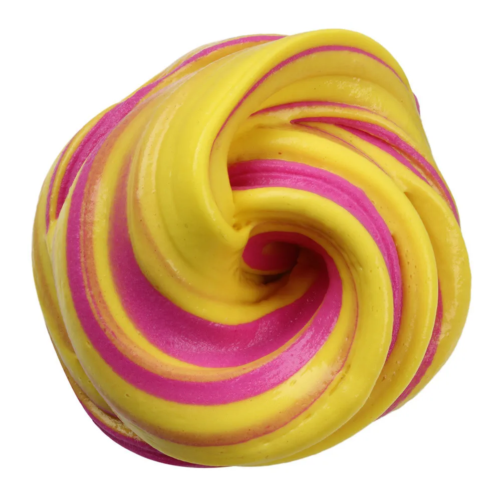 Beautiful two-Color Cloud Slime Modeling Clay Educational Kids Interactive Toy Putty Scented stress reliever Kids Clay Toy #A