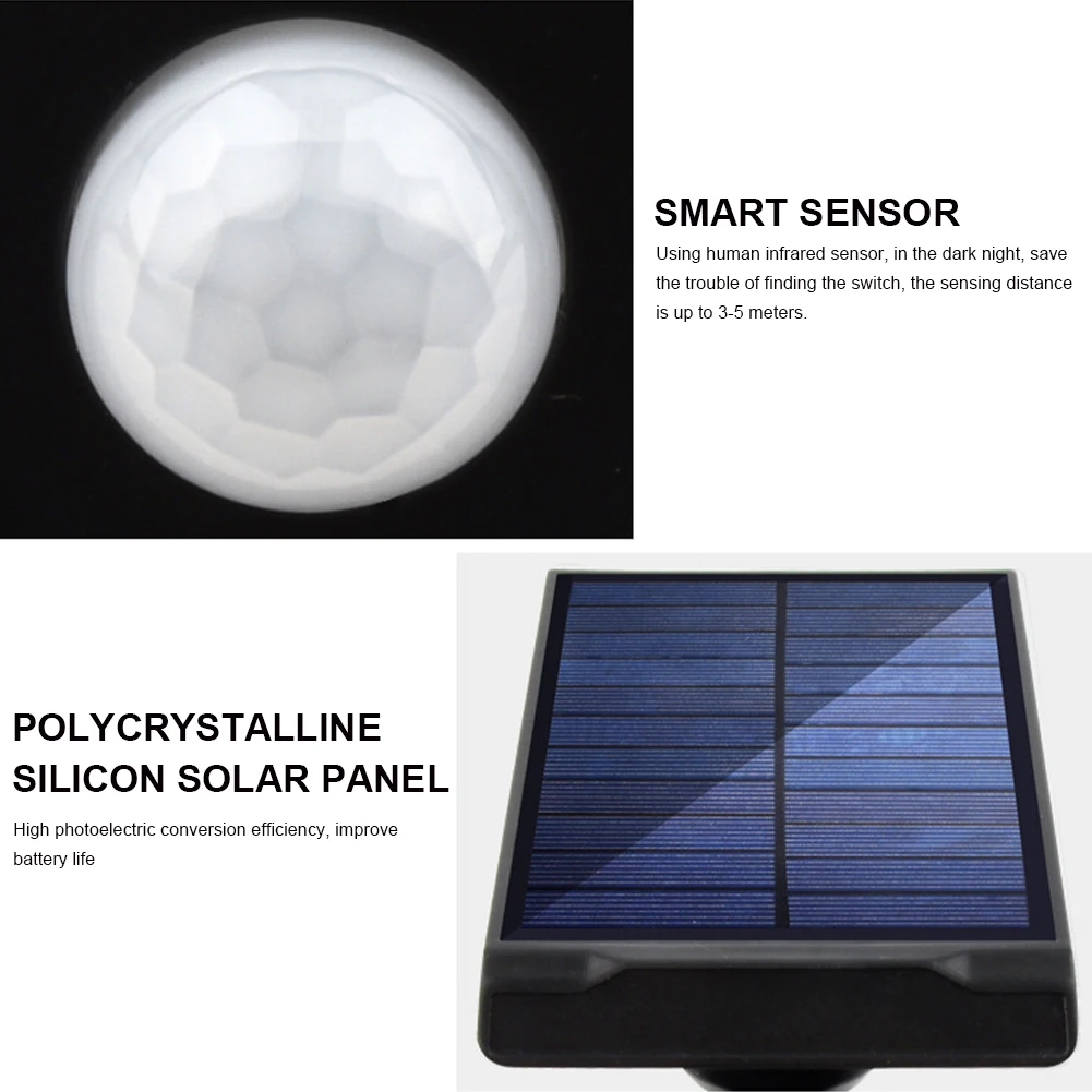 Solar da Parede ao ar Sensor de Movimento à Prova Luz com 160cob para Jardim Livre Dwaterproof Água Jardim Varanda Gramado Dentro Luz 9 sensor de movimento à prova dwaterproof água
