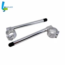 Мотоцикл с ЧПУ руль гоночный Регулируемый 43 мм клип на вилка ручка бар для Suzuki GSF1200 Bandit GSXR750 GSXR1000 RF600