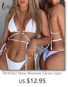 crochet bikini set Miyouj Push Up Swimsuits Sexy Bikinis Women Swimwear 2022 New Bikini Set Shiny Fabric Blue Solid Bathing Suits Summer Beachwear sport bikini set