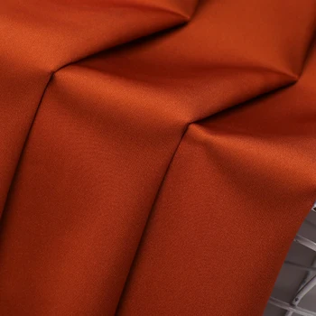 

Soft Solid White Satin Fabric For Fashion Dress Shirts, Black, Pink, Beige, Blue, Green, Brown, Red, Gray, By The Meter