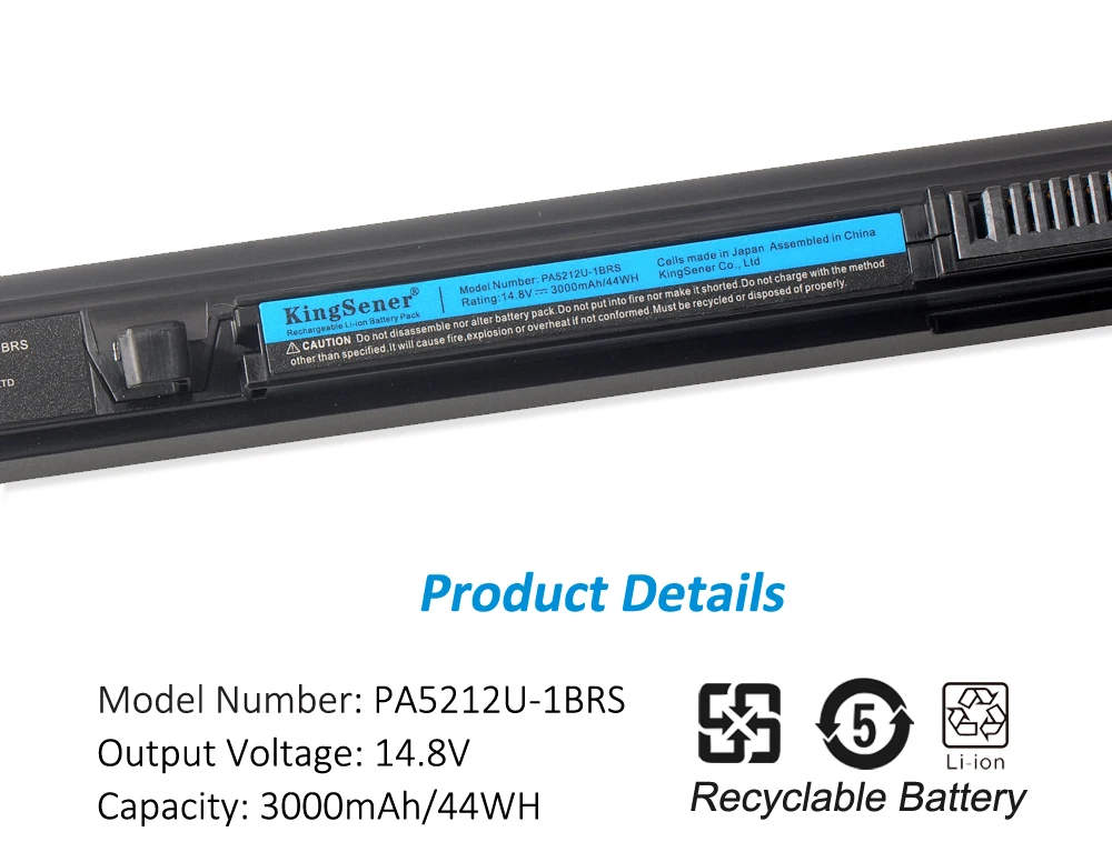 Kingsener Pa5212u Pa5212u1brs Bateria para Toshiba Satellite Pro A30 A40 A50 r4 R50 Tecra A40 A50 C40 C50 Z50 Portégé A30 Z20 - Imagem 4