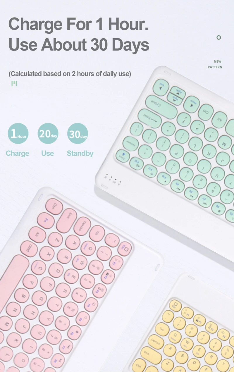 Teclado sem fio e mouse combos conjunto