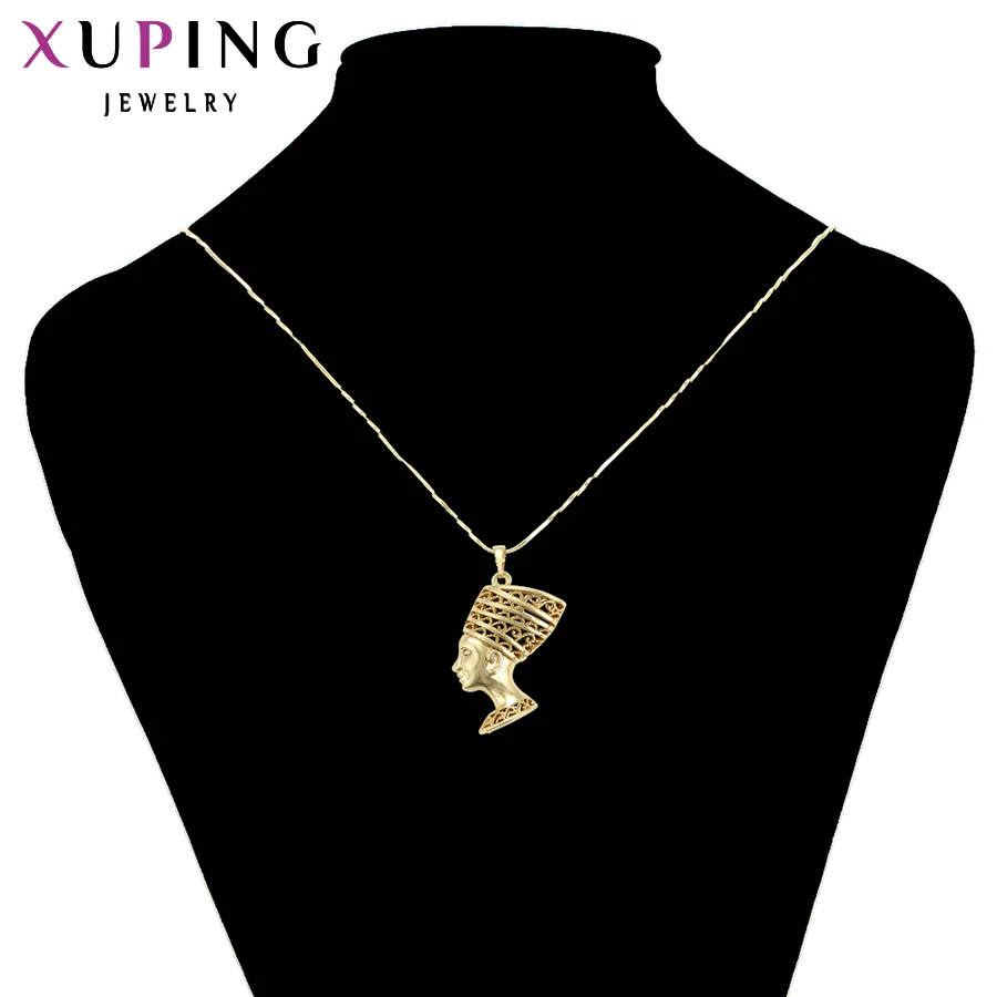 Xuping-collar con colgante clásico para mujer y niña, joyería Popular de moda, regalo nuevo, 34055