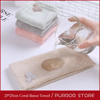 

Towel Face Hand Wash Handkerchief Microfiber Hair Baby Bath Toalla Kids Towels Infant Toalha Sets Square Scarf Wipe Cloth Fleece