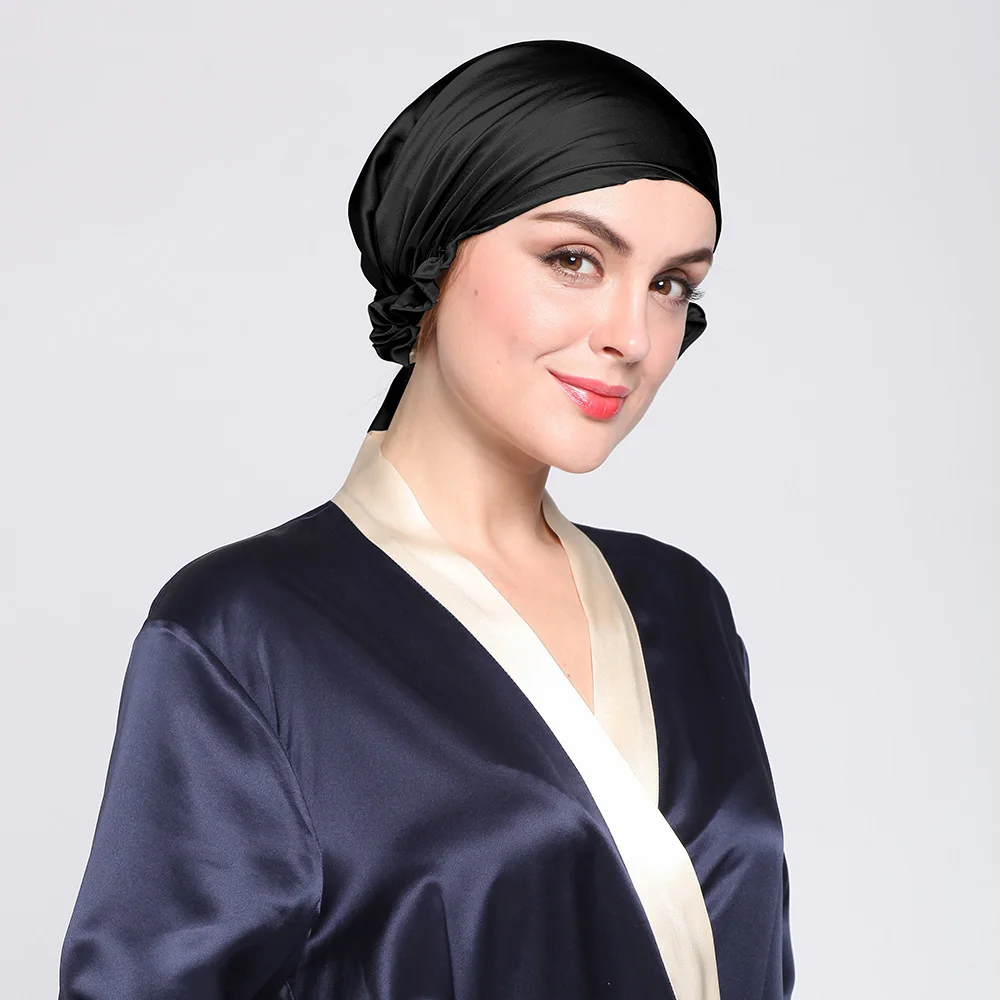 LILYSILK 100 Silk Sleep Cap Women 