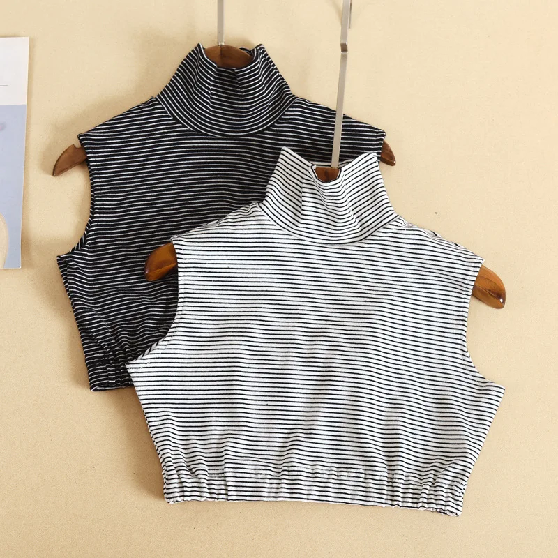

Women Girls Turtleneck Fake Collar Autumn Winter Windproof Solid Color False Collar Shirt Detachable Scarf Wrap Decoration