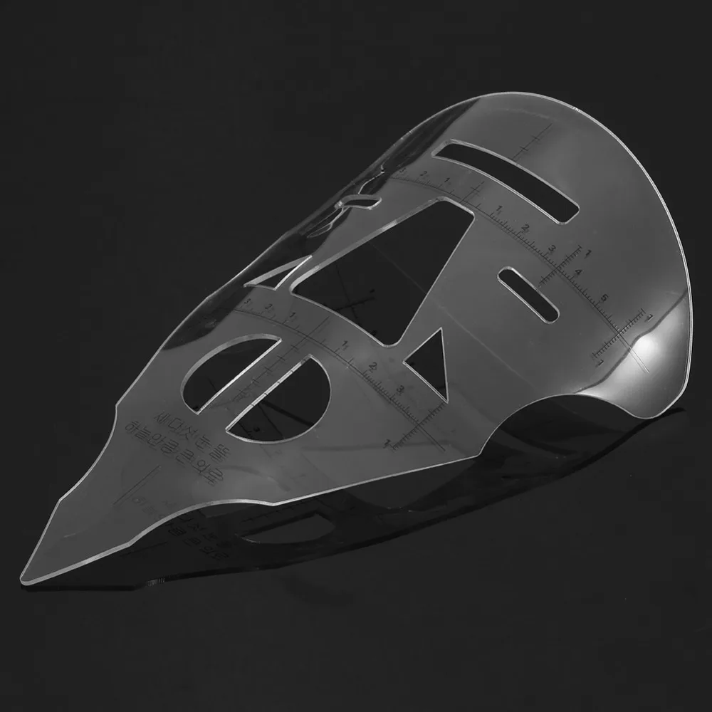 3D лицо бровь линейка практика маска полуперманентный трафарет для татуажа инструмент для начинающих татуировки бровей губ Макияж шаблон