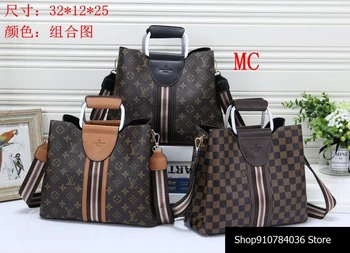 

Luxury Leather Handbags Women Bags Designer Brand Women's Shoulder Bags Large Capacity Ladies Hand Bags L112 Louis Vuitton LV-