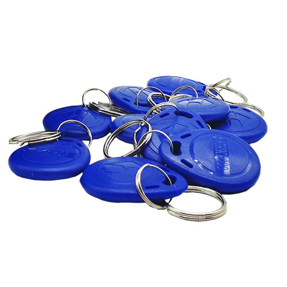 10PCS Read Only TK4100 Proximity 125Khz RFID Keyfobs Card Access Control Key Chain Card rfid blank cards rfid tags stickers blank smart ic cards
