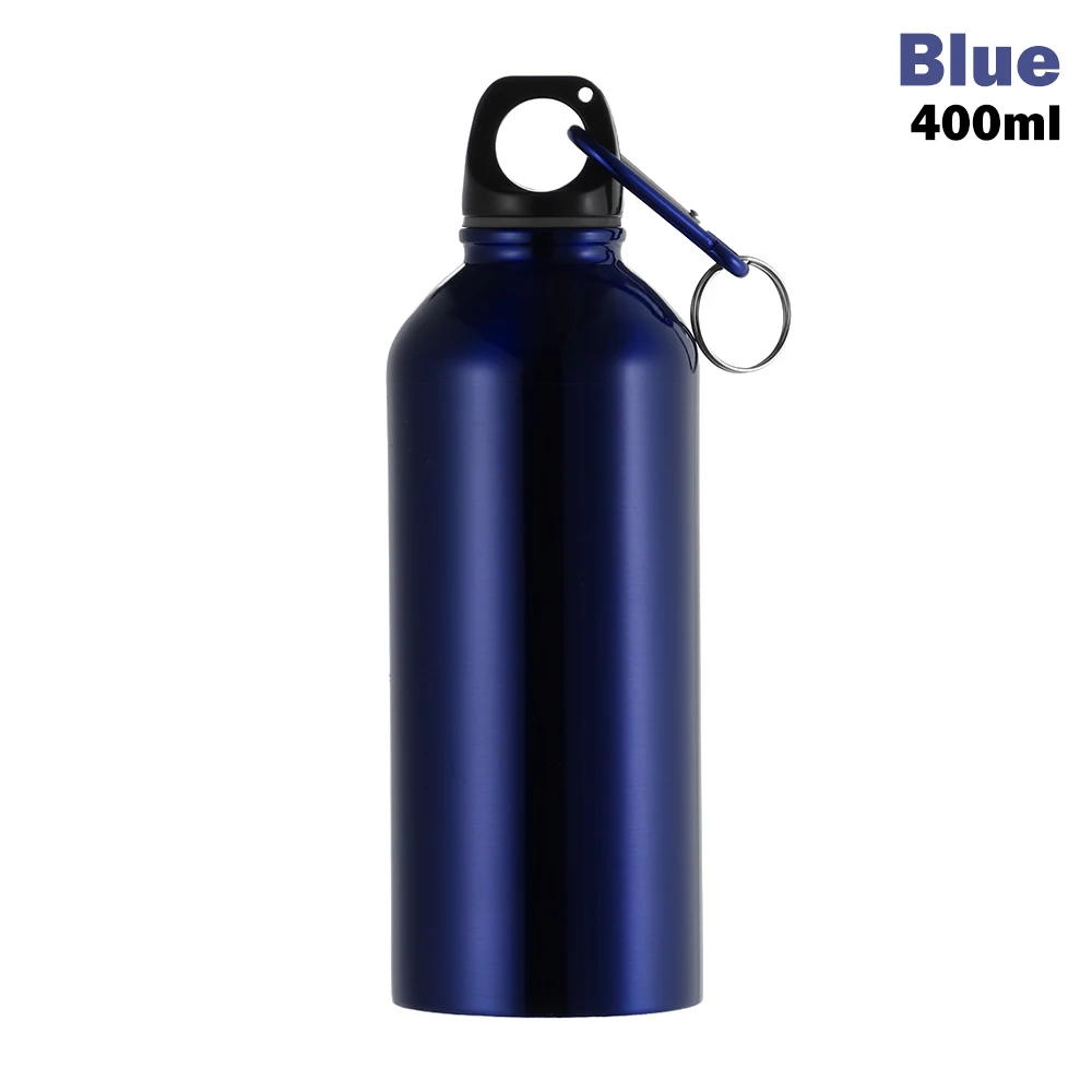 blue 400ml 400/500/600 мл Высококачественная детская Нержавеющая сталь бутылка для воды Спортивные бутылки для воды на открытом воздухе спортивные вакуумные круговорот воды чайник - Цвет: blue 400ml