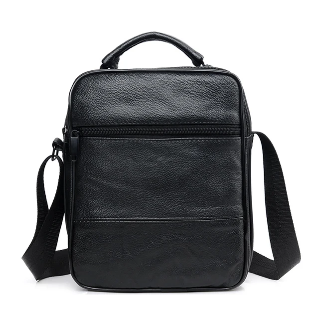 Quality Leather Male Casual Design Shoulder Messenger Bag Fashion Cross-body Bag Tote Mochila Satchel 2
