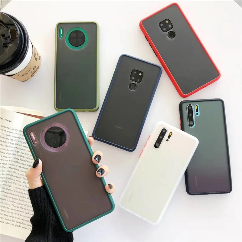 Матовый Жесткий чехол для телефона Huawei Mate 30 20 Pro Honor 9X 8A V30 Play 3 Y6 Y7 Y9 Prime 2019 Y5 2018