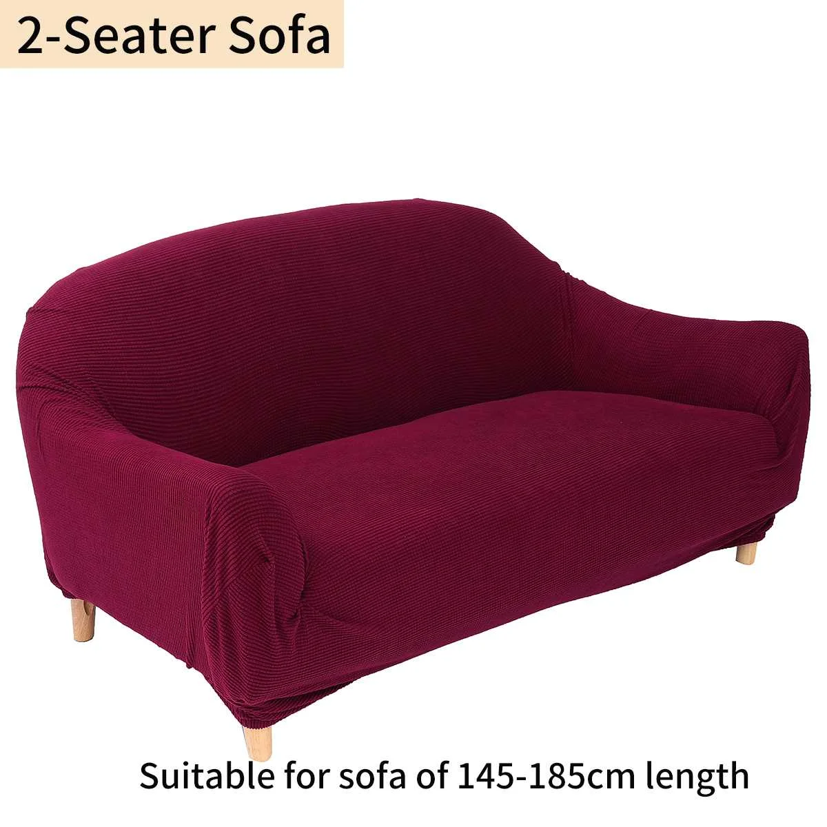 Martha Red евро жаккард эластичный чехол на диван 3D плед Универсальный мебельные чехлы с элегантной юбкой для гостиной кресло, диван