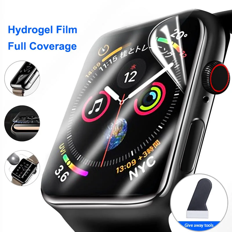 Screen Protector Clear Full Protective Film for iWatch 4 5 6 SE 40MM