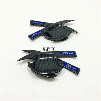 

ABS Chrome Door Handle Protection Cover Bowl Trim Molding Set Accessories Car Decoration For Ford Focus MK4 2019-2020