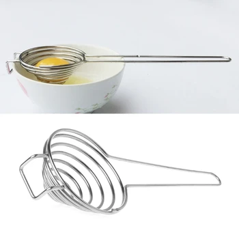 

Stainless Steel Egg White Separator Yolk Filter Kitchen Gadgets Sieve Tool Hot