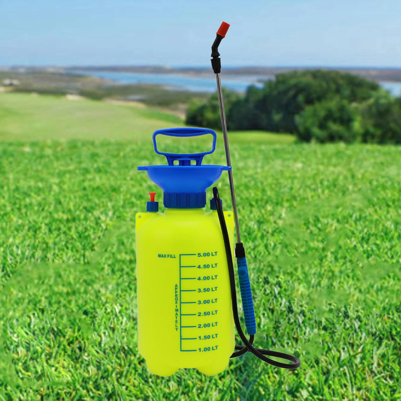 5L Manual Watering Bottle Can Sprayer Garden Outdoor Cleaning | Дом и сад