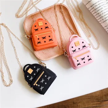 

3D Cute Chain Bag Case For Airpods 1/2 Case Silicone Protective Girl Cover For Airpods 2 Case