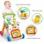 Многофункциональный Baby Walker Stand-to-Sit Тележка Высокое Качество Детский Подарок Для Малыша Обучение Ходить Музыка Фортепиано Телефон Рисунок Игрушка