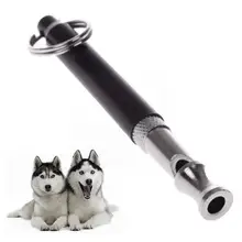 1PC Two-tone Ultrasonic Flute Dog Whistles For Training Sound Whistle Obedience Pet Puppy Dog Whistle Black Tube Copper Whi S0V7