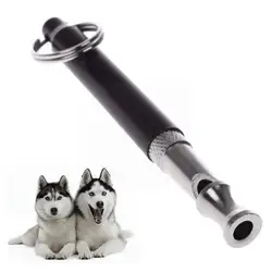 1PC Two-tone Ultrasonic Flute Dog Whistles For Training Sound Whistle Obedience Pet Puppy Dog Whistle Black Tube Copper Whi S0V7