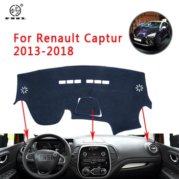 

PNSL Car Dashboard Cover Dash Mat Dash Pad Carpet For Renault Captur 2013~2018 Sun block anti - slip anti - uv keep warm